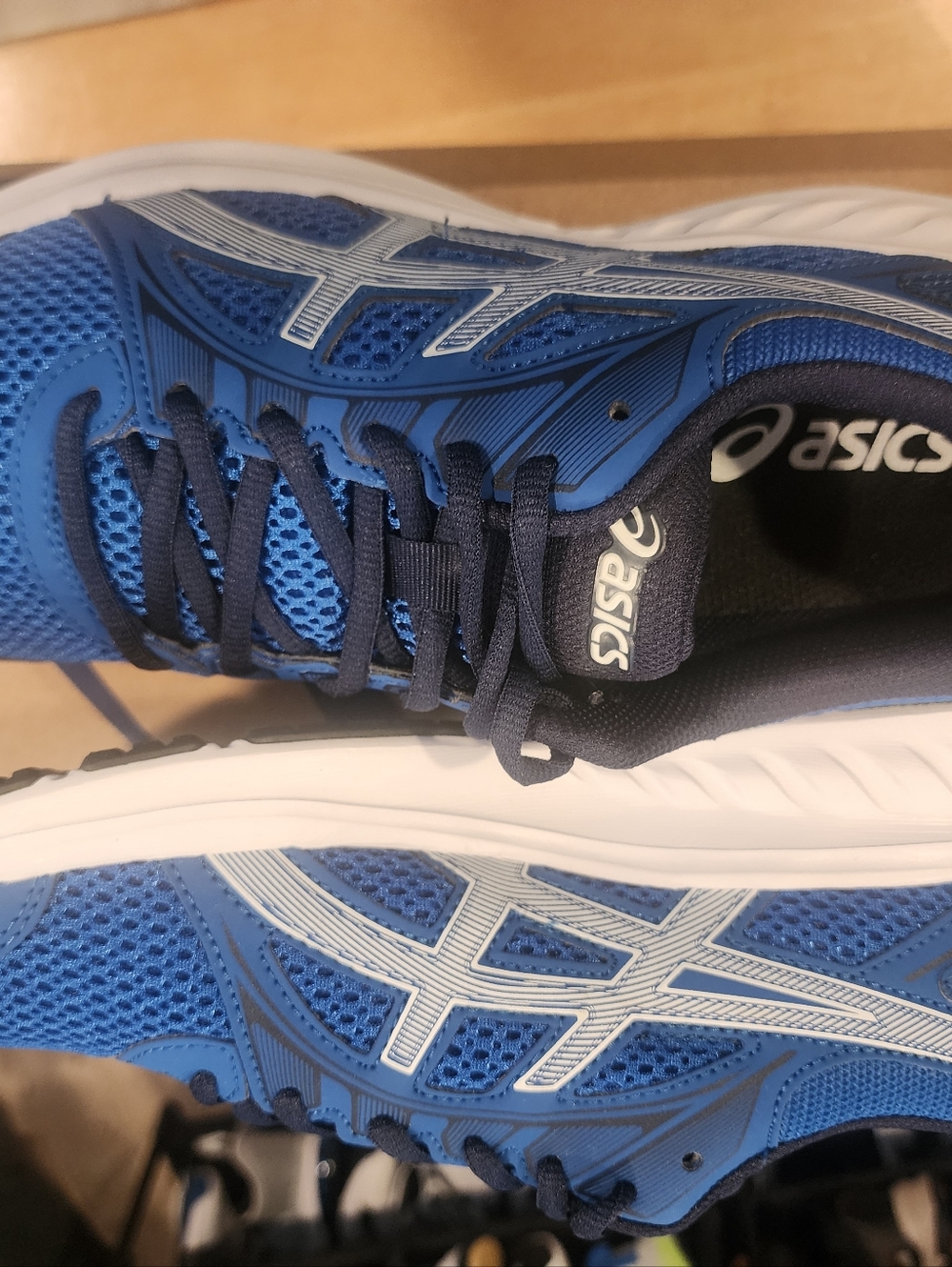 ASICS Jolt 2 Men's Tuna Blue and Navy Athletic Running Shoes - Picture 5 of 8